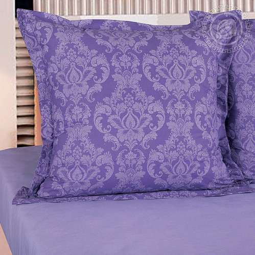 Постельное белье поплин Византия - фиолетовый - фото 8