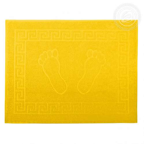 Полотенце махровое "Ножки" Желтый - фото 4
