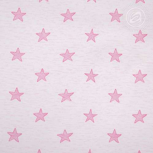 Наволочки трикотажные на молнии Звезды (розовый) - фото 6