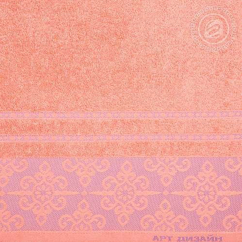 Орнамент набор полотенец махровых (персик) - фото 8