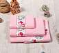 Детское полотенце с уголком розовое - фото 4