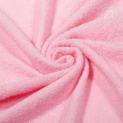Детское полотенце с уголком розовое - фото 12