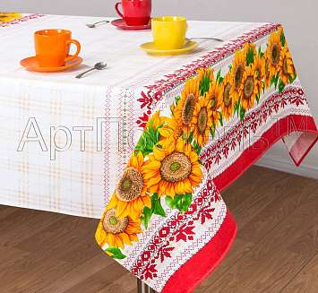 Скатерть из рогожки Хуторянка