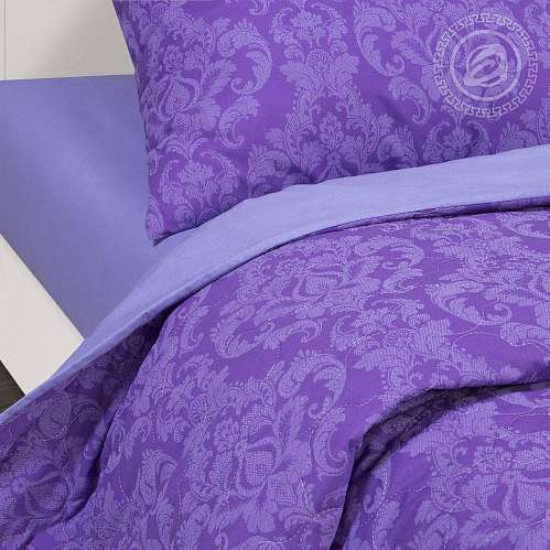 Постельное белье поплин зима-лето Византия фиолетовый - фото 7