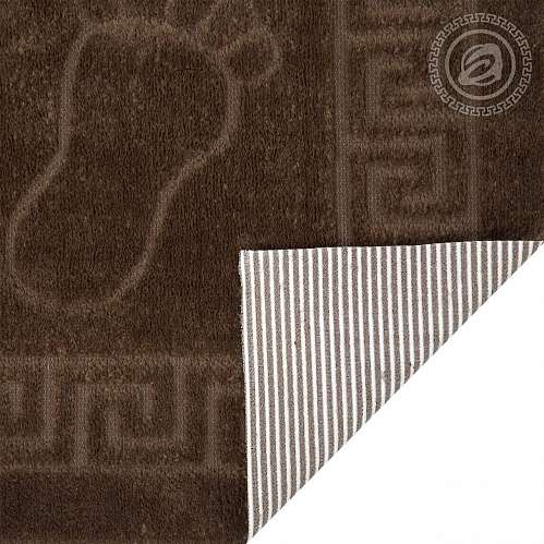 Полотенце НОЖКИ (на резиновой основе) темно-коричневый - фото 8