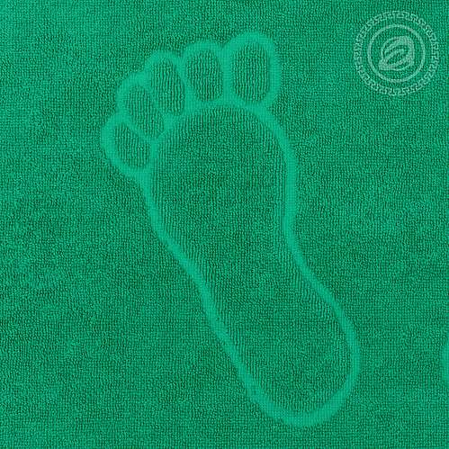 Полотенце махровое "Ножки" Зеленый - фото 6